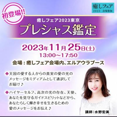 【癒しフェア2023東京】プレシャス鑑定-水野宏美